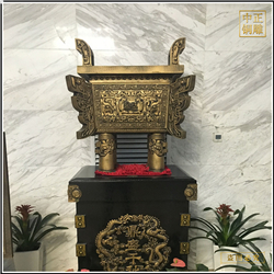 四方銅鼎工藝品、